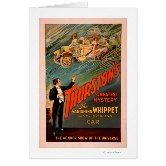 Thurston's Vanishing Whippet Willys-Overland Cards (Front)