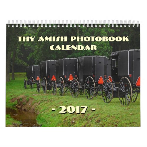 Thy Amish Photobook Calendar