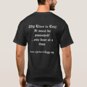 Thy Liver Is Evil! - Customized T-Shirt (Back)