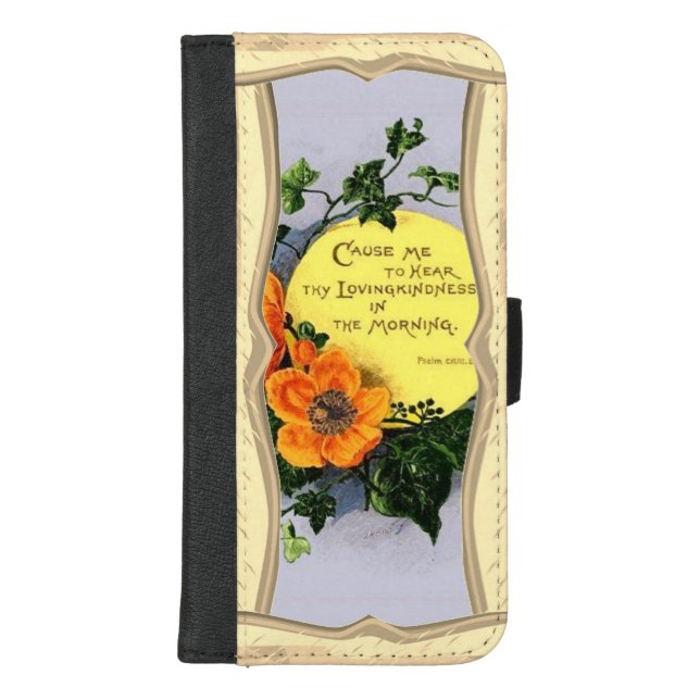Thy Loving Kindness  iPhone Wallet Case (Front)