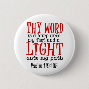 Thy Word is a Lamp Button