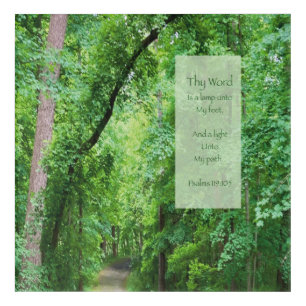 Thy Word is a Lamp Unto my Feet Acrylic Print