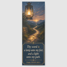Thy Word Is A Lamp Unto My Feet (Vintage Lantern)