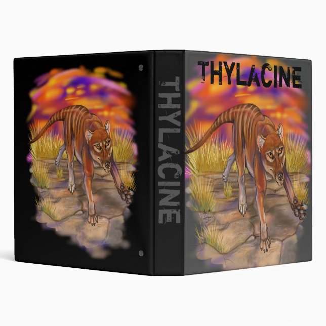 Thylacine 3 Ring Binder (Background)