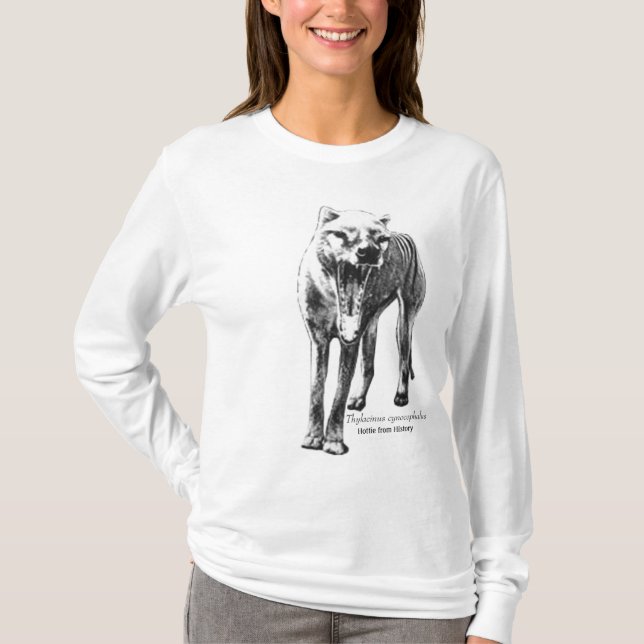 Thylacine Hoodie T-Shirt (Front)