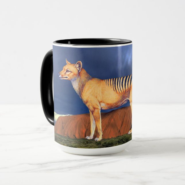 Thylacine (Tasmanian Tiger) Mug (Front Left)