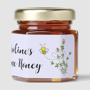 Thyme and Bees Design Honey Jar Favors