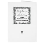 "Thyme" Birthday Card (Back)