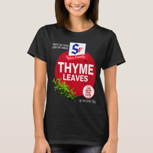 Thyme Leaves Halloween Sce Costume Group Matching T-Shirt