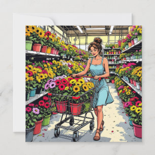 Thyme to Garden Funny Pun for Friend Card