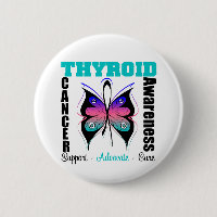 Thyroid Cancer Awareness Butterfly