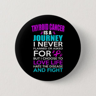 Thyroid Cancer Awareness  Button