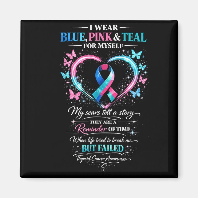 Thyroid Cancer Awareness  Magnet (Front)