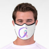 Thyroid Cancer Awareness Mask (Worn)