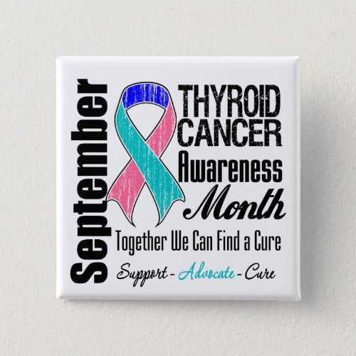 Thyroid Cancer Awareness Month 11 Button