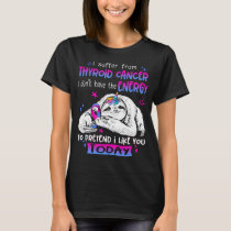 Thyroid Cancer Awareness Month Ribbon Gifts T-Shirt