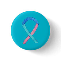 Thyroid Cancer Awareness Ribbon Custom Pin Buttons