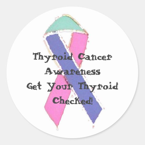 Thyroid Cancer Awareness sticker