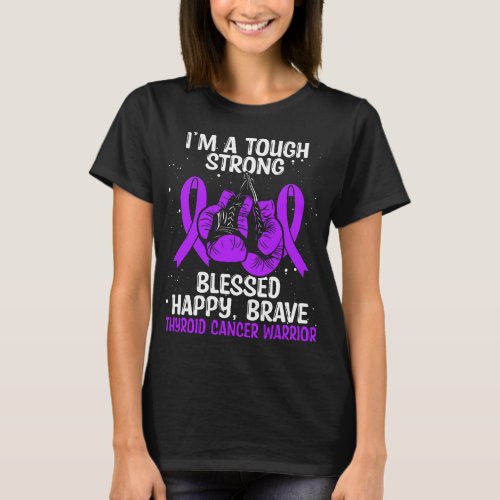 Thyroid Cancer Awareness Survivor Warrior T_Shirt