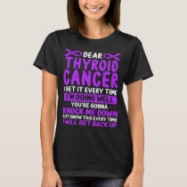 Thyroid Cancer Awareness  Thyroid Cancer Ribbon T-Shirt