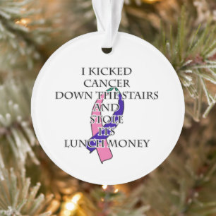 Thyroid Cancer Bully Ornament