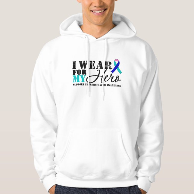 Thyroid Cancer Hero Hoodie (Front)