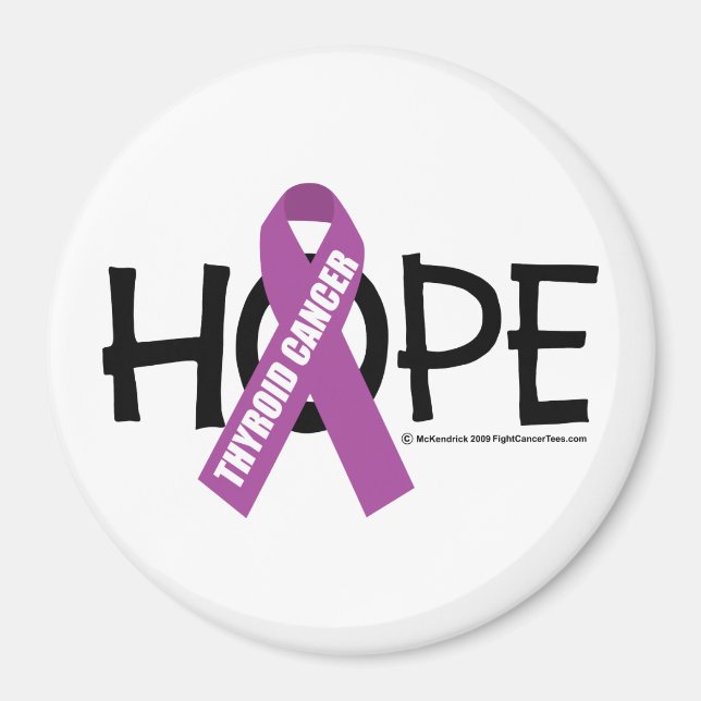 Thyroid Cancer Hope Magnet (Front)