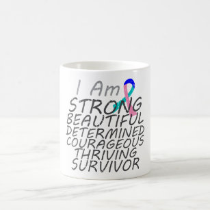 Thyroid Cancer I Am Strong Survivor Coffee Mug