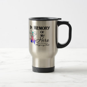 Thyroid Cancer In Memory of My Hero Travel Mug