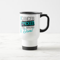 Thyroid Cancer Picked The Wrong Diva Travel Mug