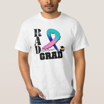 Thyroid Cancer Radiation Therapy RAD Grad T-Shirt