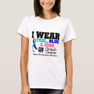 Thyroid Cancer Ribbon For My Granddaughter T-Shirt