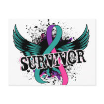 Thyroid Cancer Survivor 16 Postcard
