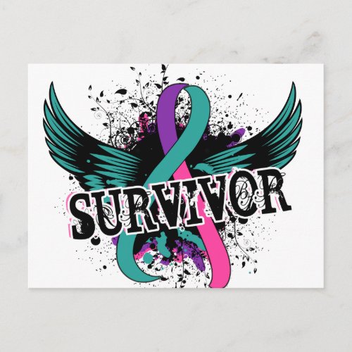 Thyroid Cancer Survivor 16 Postcard