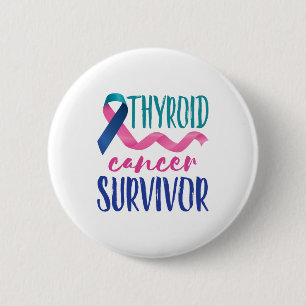 Thyroid Cancer Survivor Button