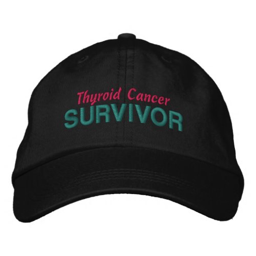 Thyroid Cancer Survivor Embroidered Baseball Hat