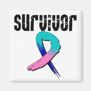 Thyroid Cancer SURVIVOR Magnet