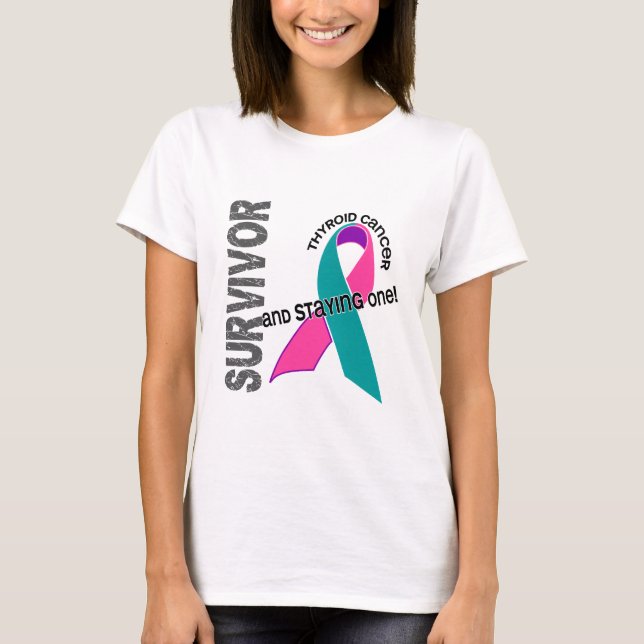 Thyroid Cancer Survivor T-Shirt (Front)