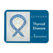 Thyroid Disease Awareness Angel Custom Magnet