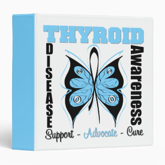 Thyroid Disease Awareness Butterfly Binder