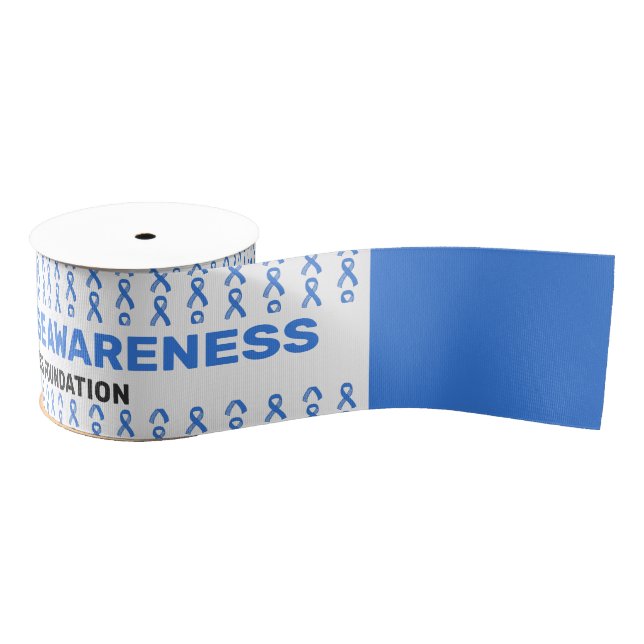 Thyroid Disease Awareness Pattern Ribbon (Spool)