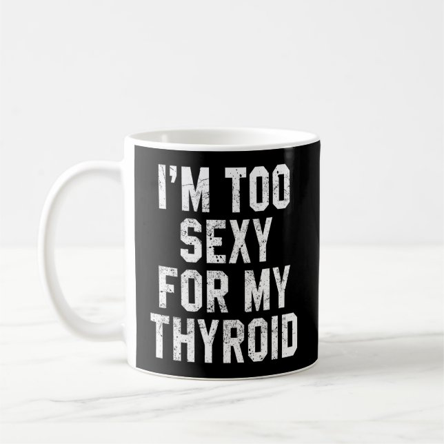 Thyroid Surgery Recovery Thyroidectomy Cancer Surv Coffee Mug (Left)