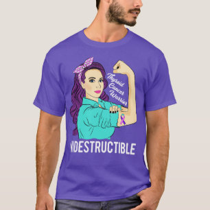 Thyroid Warrior Indestructible Awareness Support T-Shirt