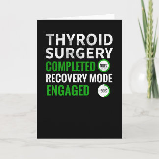 Thyroidectomy | Thyroid Surgery Recovery Gifts Card