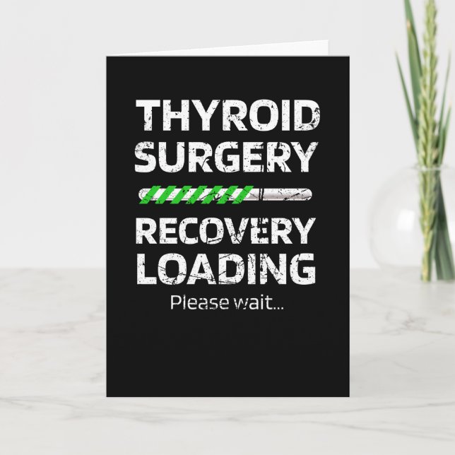 Thyroidectomy | Thyroid Surgery Recovery Gifts Card (Front)