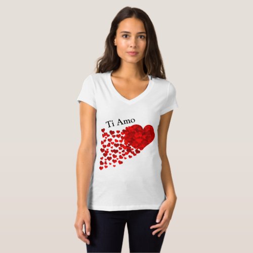 Ti Amo Italian for I Love You T_Shirt