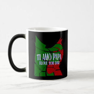 TI Amo Papa I love You Dad Color Morph Mug