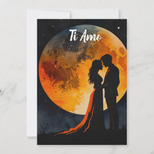 Ti Amo Spanish I Love You Romantic Card
