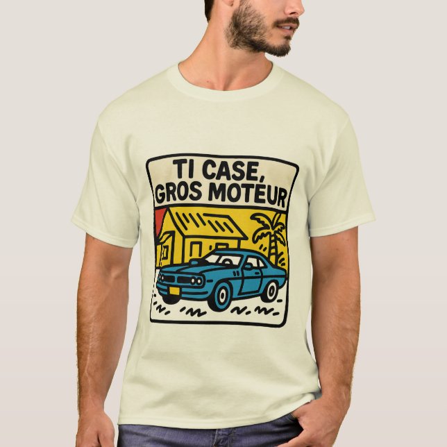 "Ti Case Large Engine" T-Shirt (Front)