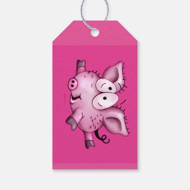 TI PIG GIFT TAG  MONSTER